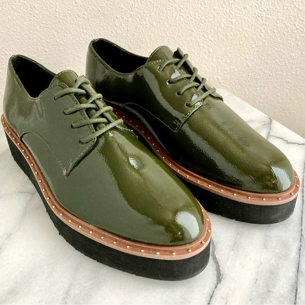 Chinese Laundry Platform Patent Leather Oxford Women’s Size 7.5